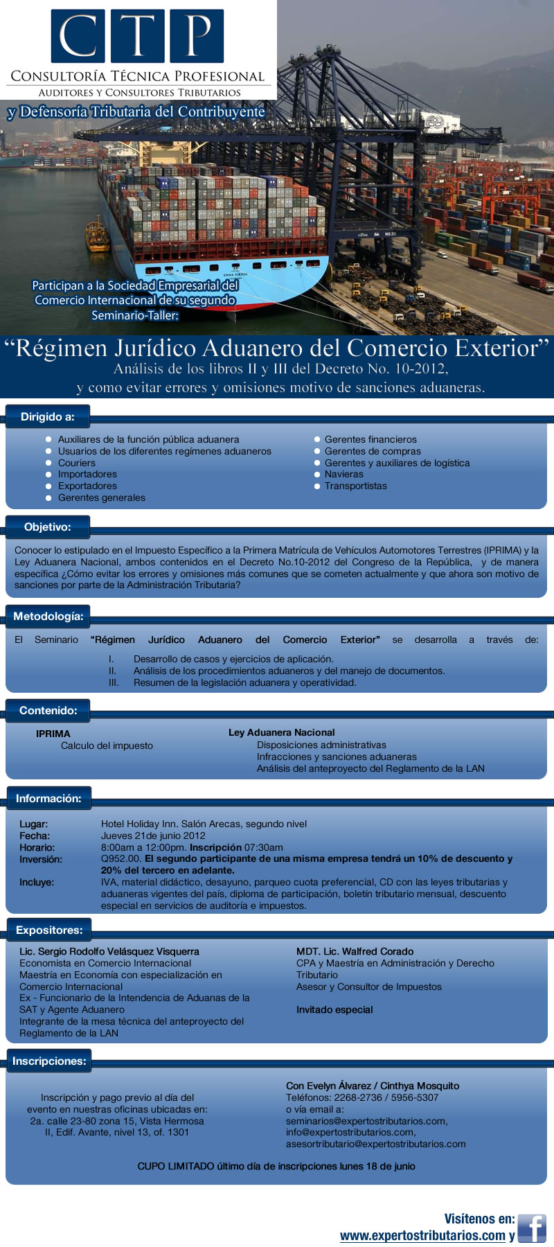 SEMINARIO REGIMEN JURIDICO ADUANERO